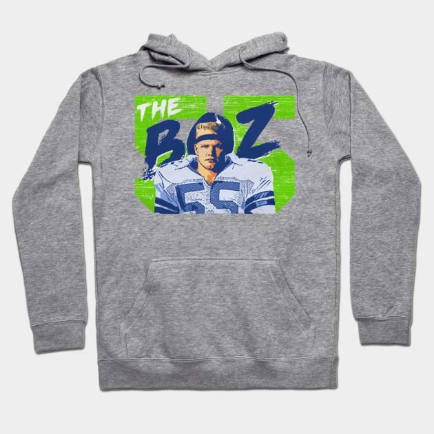 Brian Bosworth Seattle Number Hoodie by Buya_Hamkac